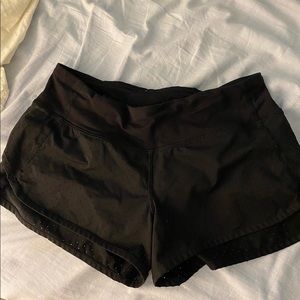 Black lululemon shorts